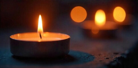 Flickering Candlelight Warm Glow in the Dark, Perfect for Relaxation and Romance