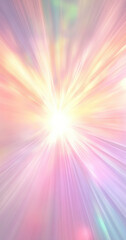 Obraz premium Vibrant rays of pink gold light radiate from bright central point, creating powerful sense of energy and motion. Glowing lines spread outward like sudden explosion of brilliance.