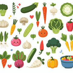 fresh and healthy vegetables