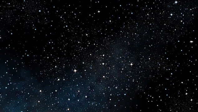 Deep space, densely packed with stars and nebulae