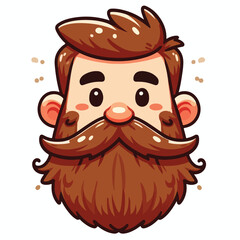 bearded man with minimalism