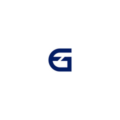 Simple EG or GE Logo