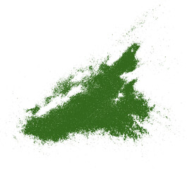 Green Ink Splatter Abstract Grunge Texture