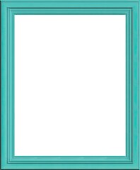 Teal square picture frame (1)