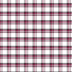 Elegant Maroon, Grey, and White Plaid Seamless Tartan Pattern - A sophisticated fabric texture