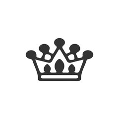 
king crown icon set vector 
