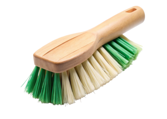 cleaning brush isolated on white background