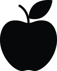 Apple Black Vector silhouette