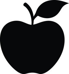 Apple Black Vector silhouette