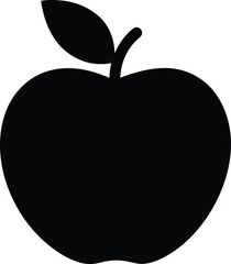 Apple Black Vector silhouette