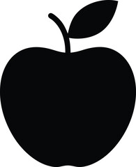Apple Black Vector silhouette