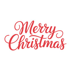 Elegant Merry Christmas Calligraphy Greeting for Festive Holiday Season Celebrations, typography vector