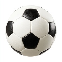 Black and white soccer ball