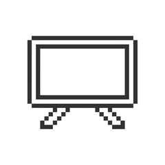 monitor display retro pixel art