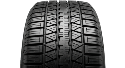 A black and white image of a car tire with a png transparent.