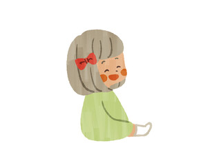 笑顔の女の子-ガッシュ