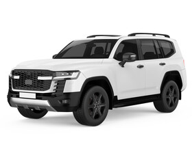 SUV Car Isolated