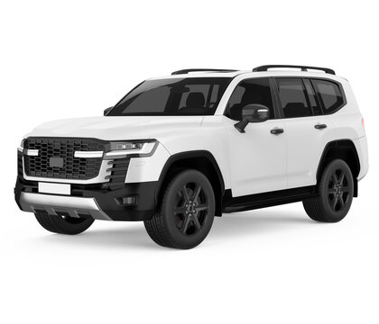 SUV Car Isolated