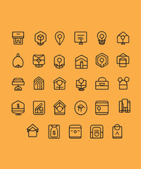 flat icons for web and mobile applications