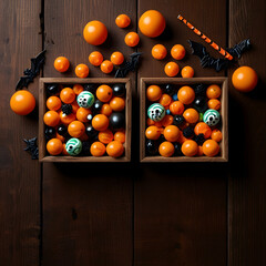 christmas balls on a white background