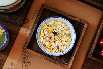 Multigrain Fiber Breakfast Cereal Healthy Mix