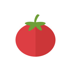 Fresh red tomato, a healthy and vibrant fruit, perfect for cooking and a balanced diet