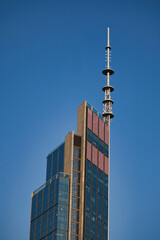 Warszawa, widok na najwyższy wieżowiec