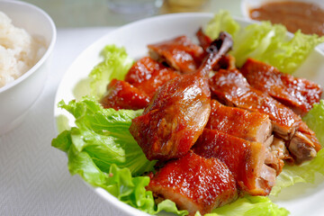 Roast Duck Savory Meat Delicious Crispy Skin