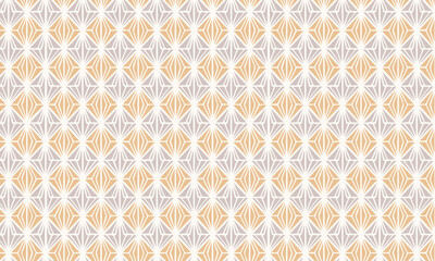 Elegant seamless Art Deco pattern with subtle geometric fan motifs