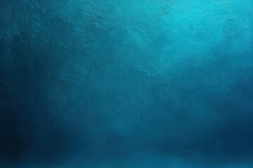 Abstract textured blue wall with subtle lighting and gradient shades creating a calm and serene atmosphere