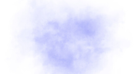Abstract swirling purple and blue smoke against a dark background