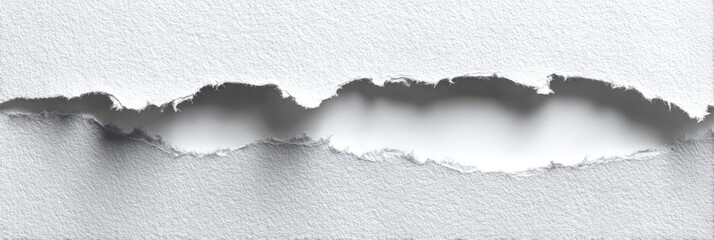 Obraz premium Ripped white paper texture