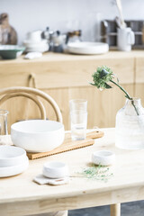 Japanese Minimal Home Dining Tableware Clean Interior
