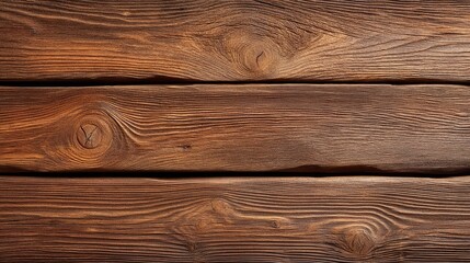 Naklejka premium Natural brown wood texture background with visible grain patterns for rustic design and artistic projects in interior decor and photography