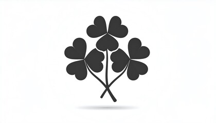 Elegant Shamrock Bouquet - A Symbol of Irish Luck and Celebration.