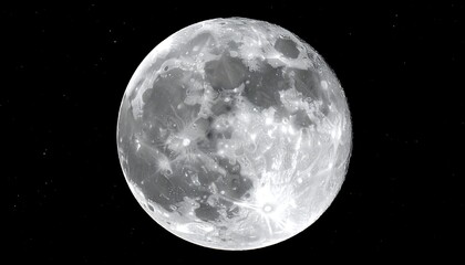 A grayscale depiction of a celestial sphere, exhibiting craters and textured surfaces against a dark background, evoking cosmic expanse