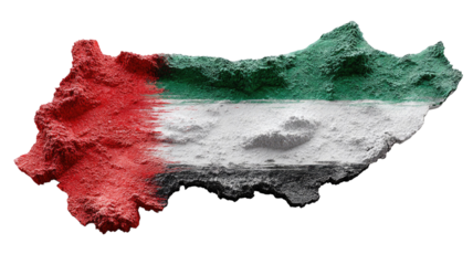 Poland national country map illustration with flag and paper texture design on a world geography background