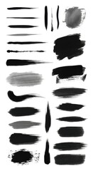 Collection of expressive watercolor textures and brushes, offering diverse artistic elements for