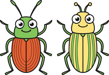 Beetle and Butterfly Design. Insect Diversity Illustration. Wild Insect Life Set. Realistic Insect Species Pack. Nature Bug Collection Art. Small Creatures Illustration Set. Exotic Insects Vector