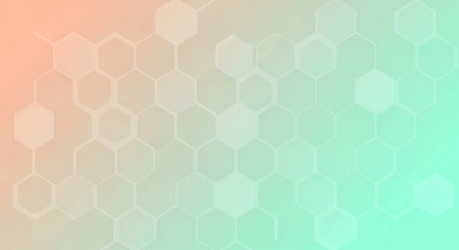 Modern Background with Hexagon Pattern and Gradient Color for Digital Design - Powered by Adobe