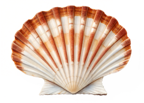 Beautiful Scallop Shell Close-Up Photography