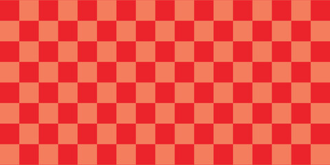 Red and white lattice vector illustration alternating into square shape medium size.