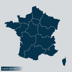 Fototapeta premium France map