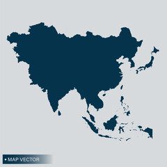 Obraz premium asia map