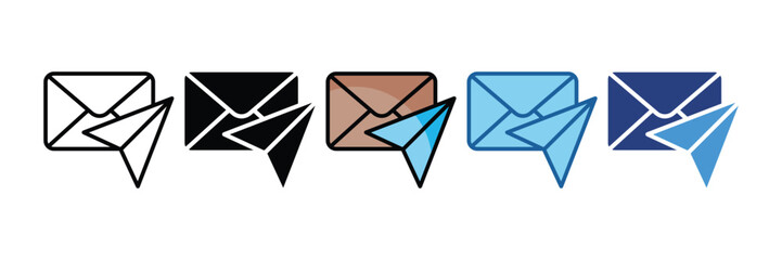 Send Message  Icon Element For Design
