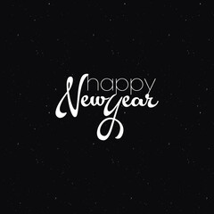 elegant happy new year greeting background with 2023 3d gold text