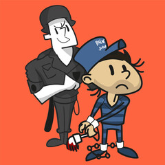 Immigrant painter arrested by immigration officer - deportation