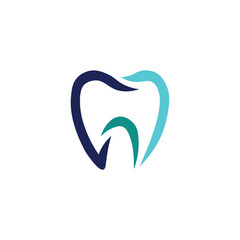 Dental Logo Vector Tooth, Oral Care & Medical Clinic