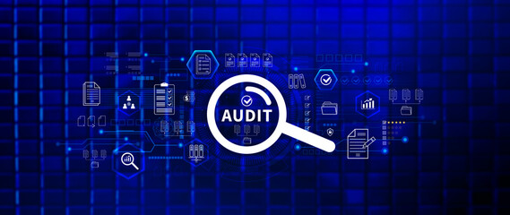Business Audit concept. check and evaluate financial statement, Financial auditing concept, Audit And Fraud Investigation