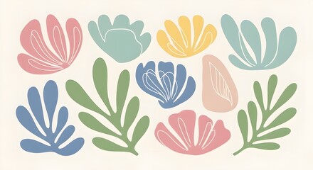 seamless pattern with flowers